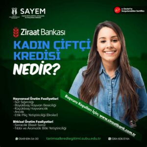 Kadın Çiftçi Kredisi